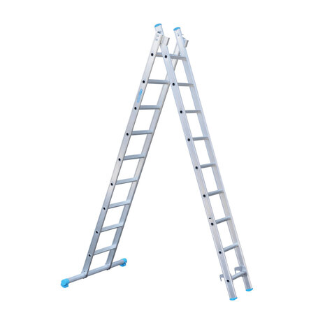 Eurostairs Reform ladder dubbel recht 2x9 sporten