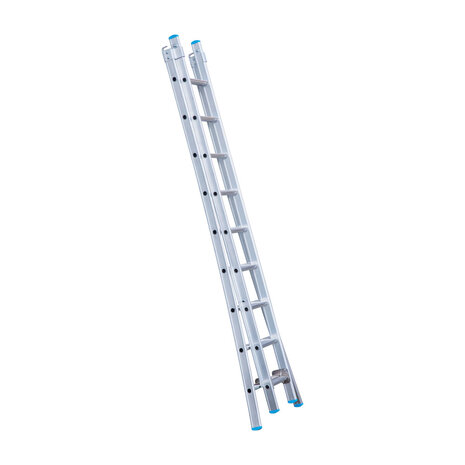 Eurostairs Reform ladder dubbel uitgebogen 2x9 sporten