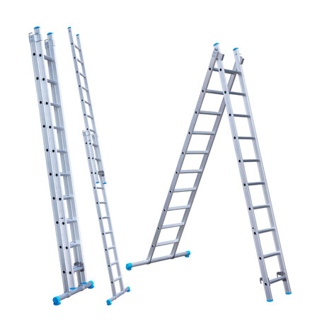 Eurostairs Reform ladder dubbel recht 2x10 sporten