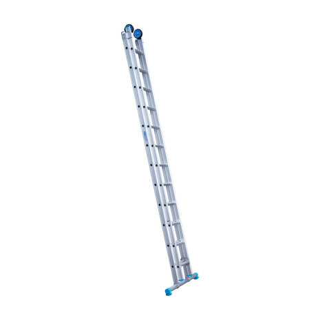 Eurostairs Reform ladder dubbel recht 2x12 sporten + gevelrollen