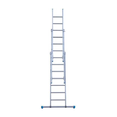 Eurostairs Reform ladder driedelig recht 3x7 sporten