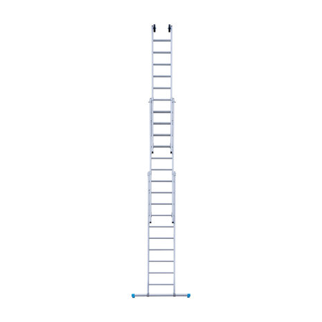 Eurostairs Reform ladder driedelig recht 3x8 sporten