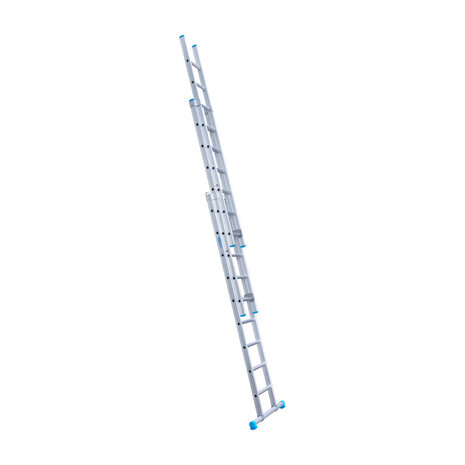 Eurostairs Reform ladder driedelig recht 3x9 sporten