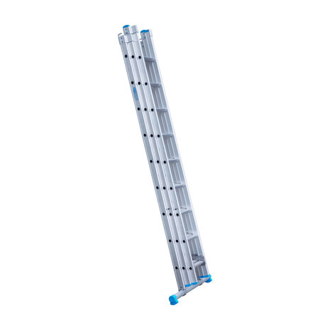 Eurostairs Reform ladder driedelig recht 3x9 sporten