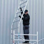 Rolsteiger Standaard 135x250 9,2m werkhoogte carbon vloer dubbele voorloopleuning