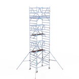 Rolsteiger Standaard 135x190 8,2m werkhoogte carbon vloer dubbele voorloopleuning