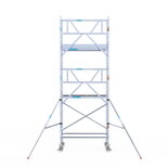 Rolsteiger Standaard 90x190 6,2m werkhoogte carbon vloer + enkele voorloopleuning