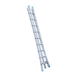 Eurostairs Reform ladder dubbel uitgebogen 2x9 sporten