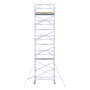 Rolsteiger Alumexx Extra 135x250 11,2m werkhoogte tegen de gevel