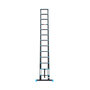 Telescoopladder Black 'n Blue Professioneel 3,8 meter met softclose