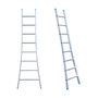 Eurostairs Ladder enkel uitgebogen 1x8 sporten