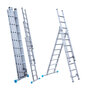 Eurostairs Reform ladder driedelig recht 3x8 sporten