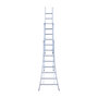 Eurostairs Reform ladder driedelig uitgebogen 3x8 sporten